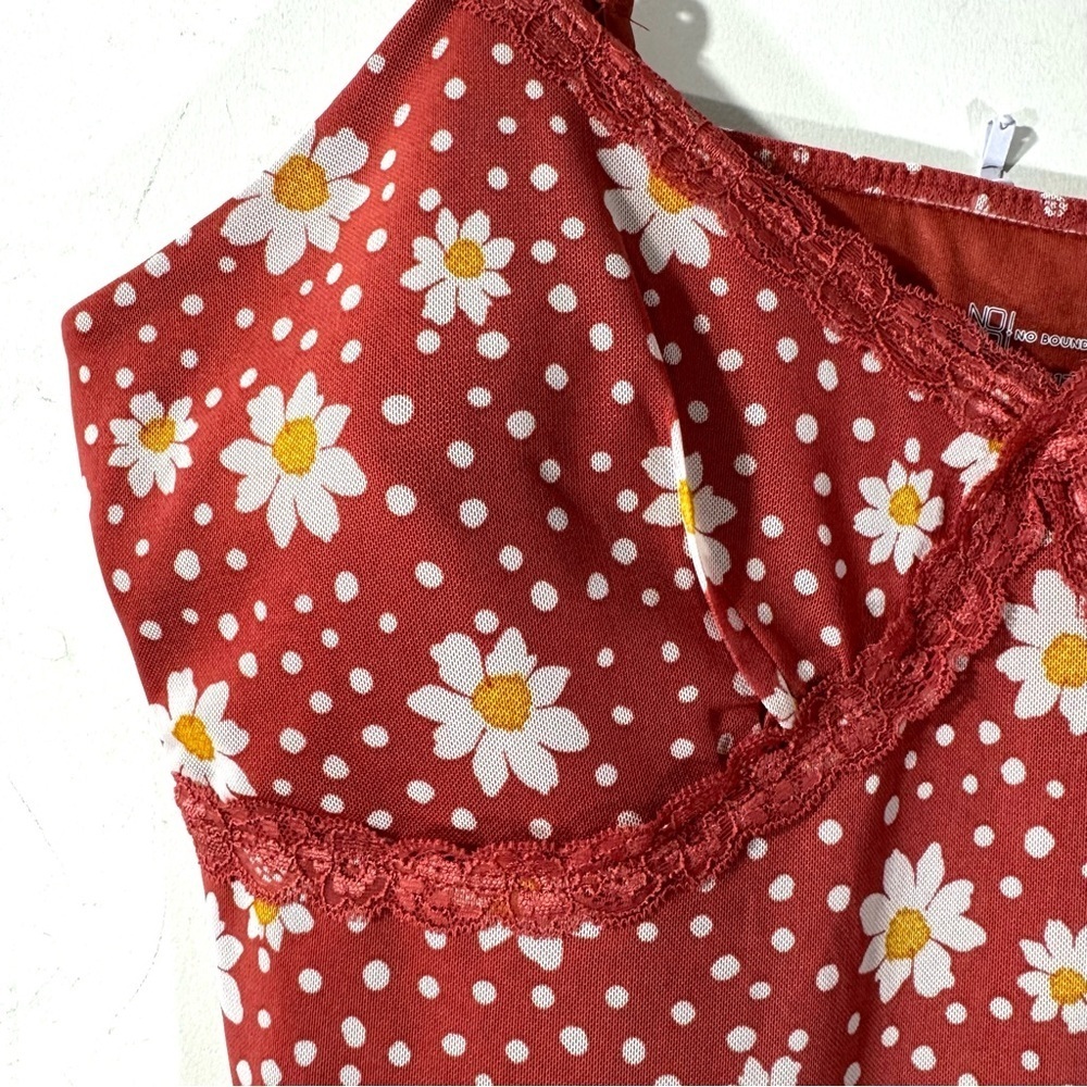 No Boundaries Y2K Pink Floral Babydoll Dress NWT - Picture 4 of 15